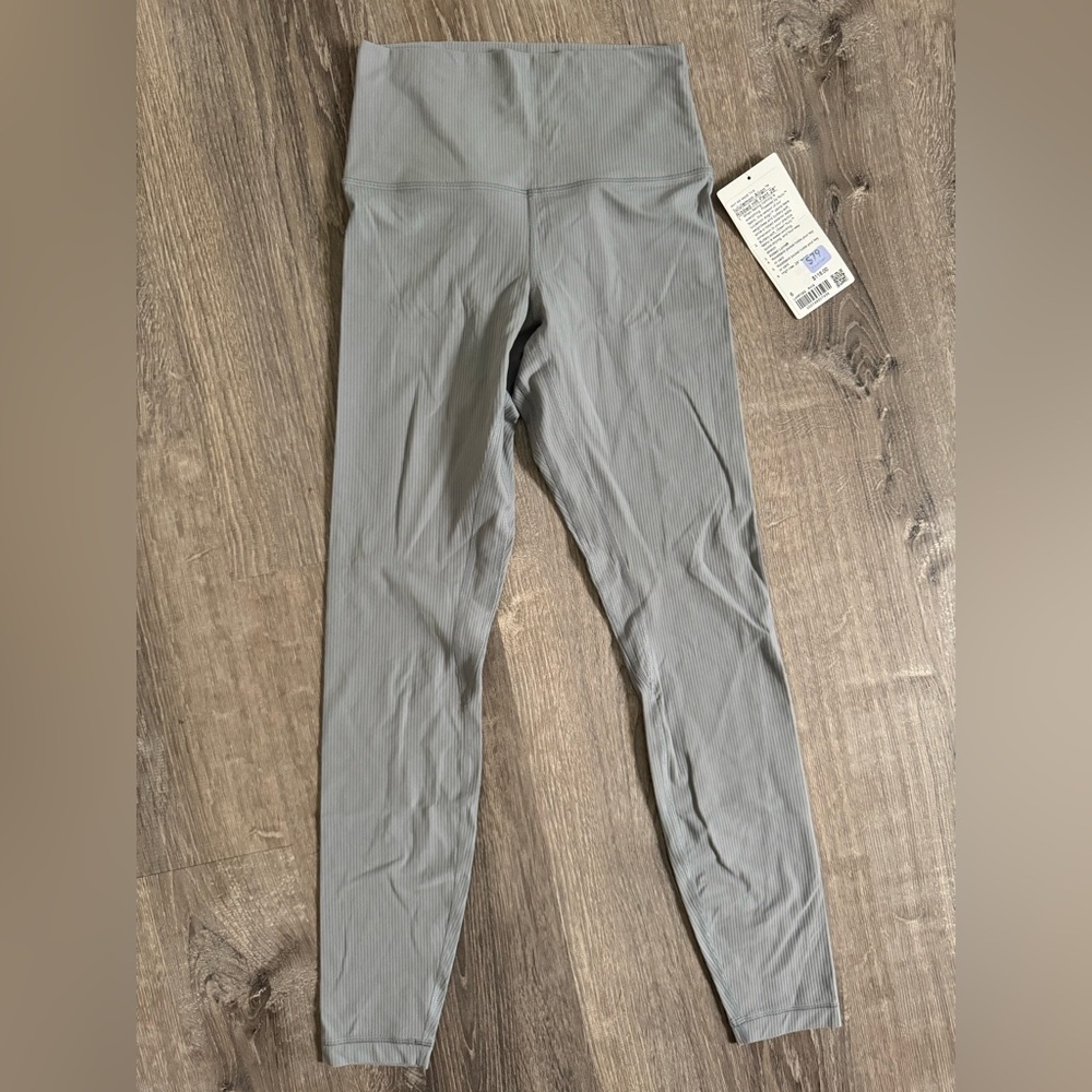 lululemon Ribbed Gray Leggings